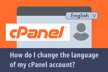 How do I change the language of my cPanel account?